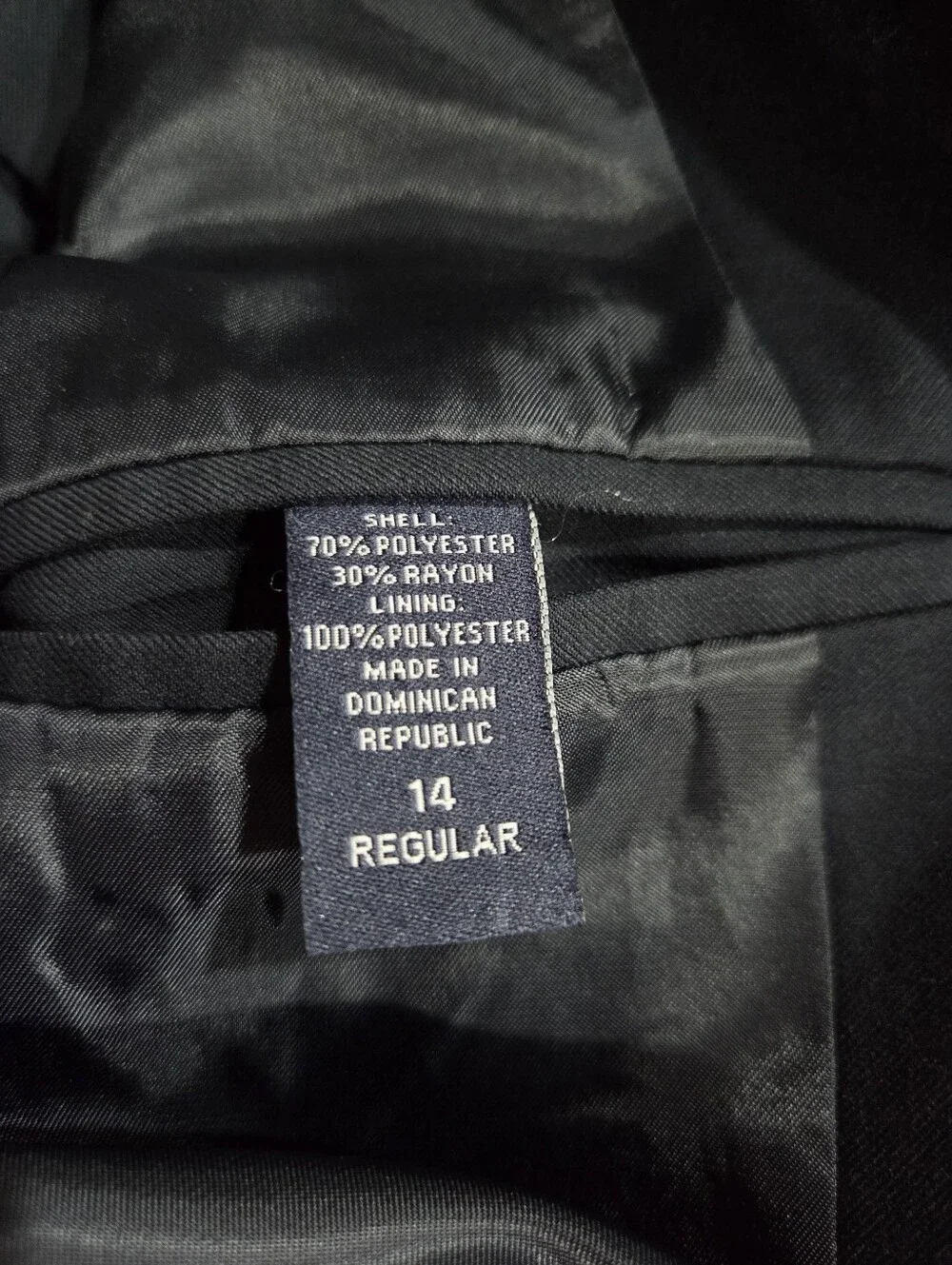 Nautica Navy Blue Boys Blazer Sz.14 Regular Fit With Gold Buttons